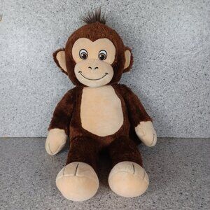 Build-A-Bear Brown Smiley Monkey Stuffed Teddy Bear Plush Toy